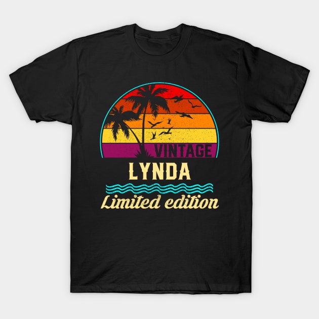 Vintage Lynda Limited Edition, Surname, Name, Second Name T-Shirt by cristikosirez